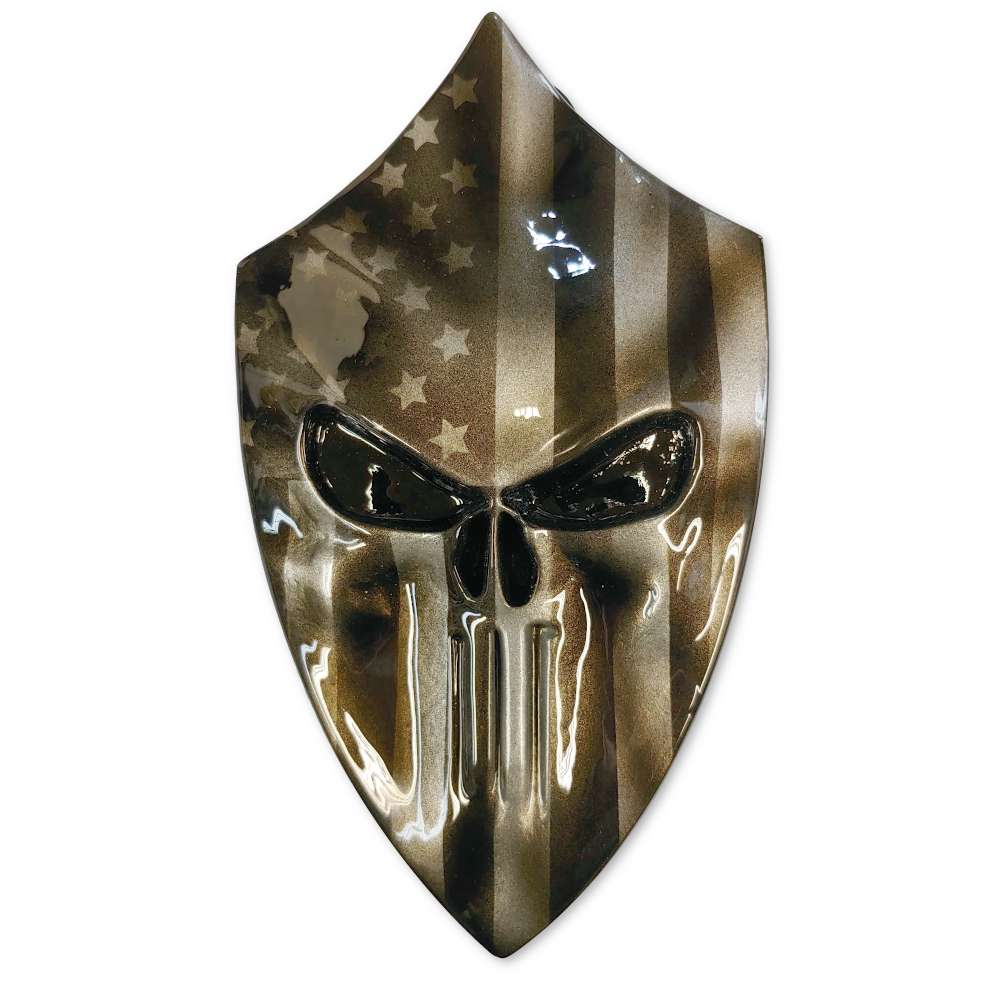 Screaming Banshee PUNISHER with AMERICAN FLAG - Screaming Banshee Horns