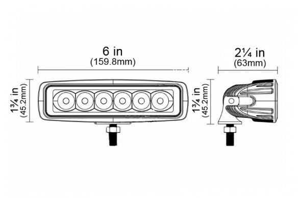 High Intensity LED Light Bar - Screaming Banshee Horns