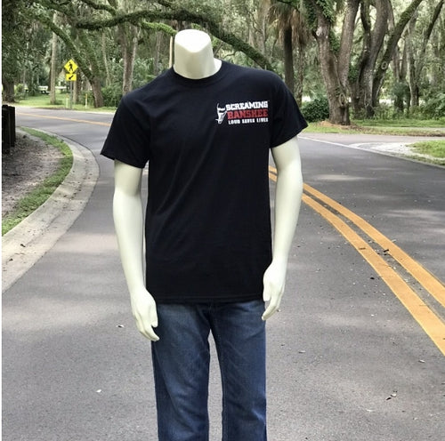 Mens T-Shirts - Screaming Banshee Horns
